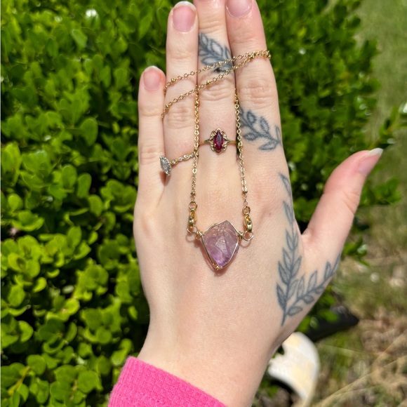 Amethyst interchangeable necklace - Picture 2 of 3